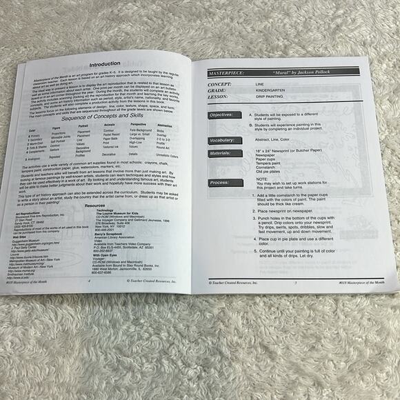 Homeschool Art Book Lot Discovering Great Artists, Masterpiece of the Month GOOD - Picture 12 of 15